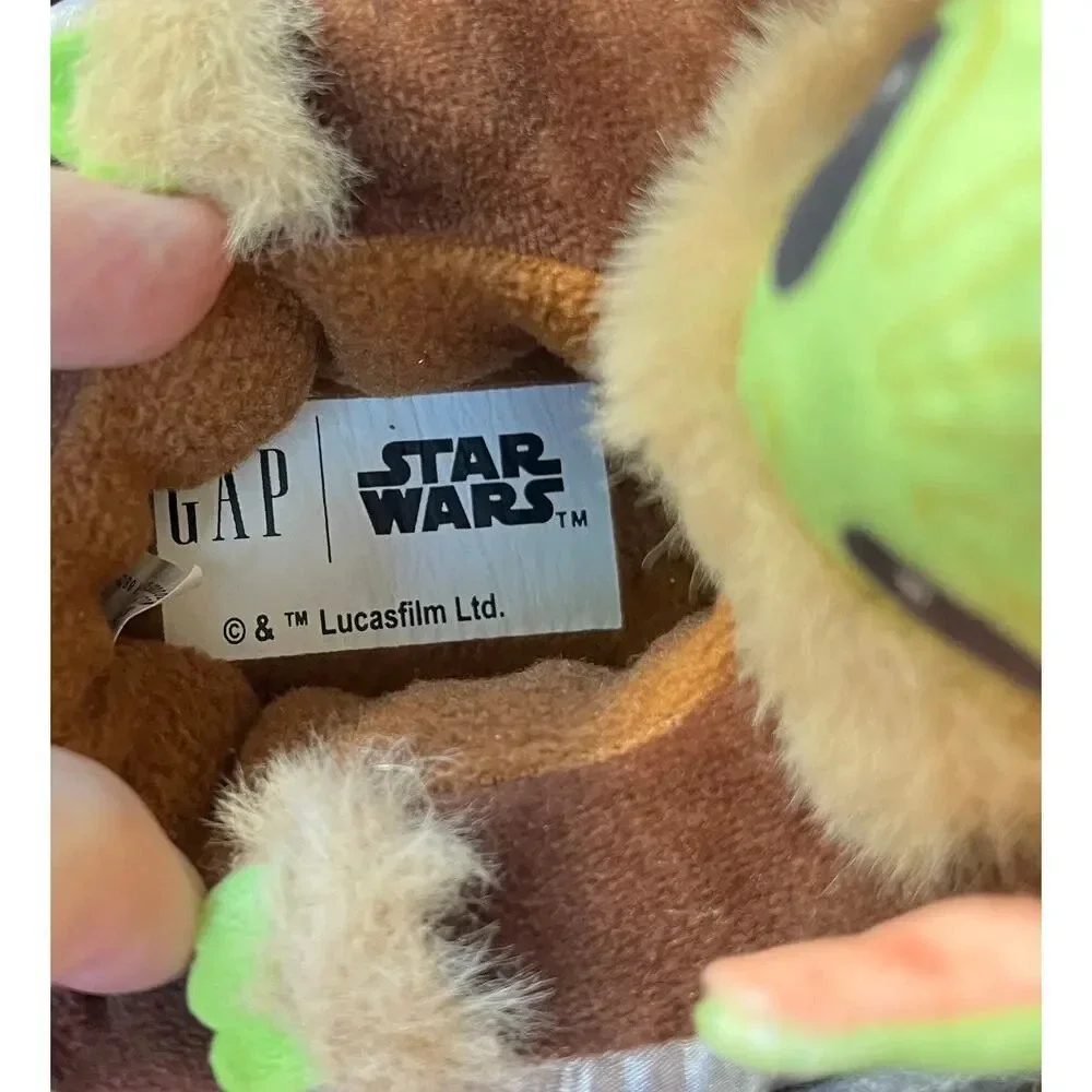 Gap Star Wars Mandalorian Yoda Grogu Toddler Slippers Size S (5/6)